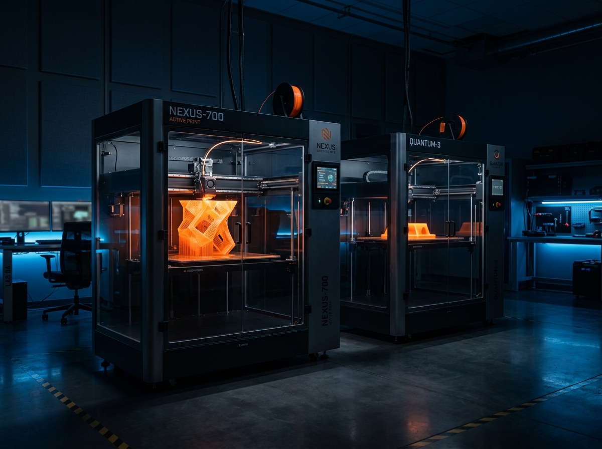 FDM and resin 3D printing equipment